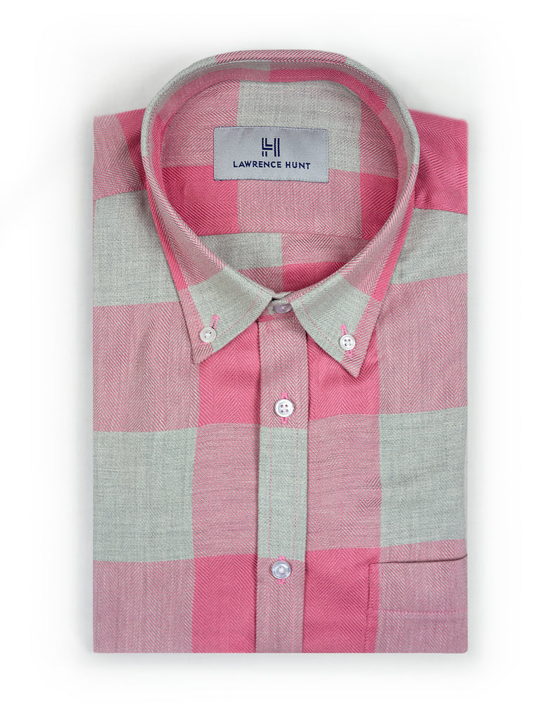 "Charlotte" - Pink & Gray: FEATHERWEIGHT