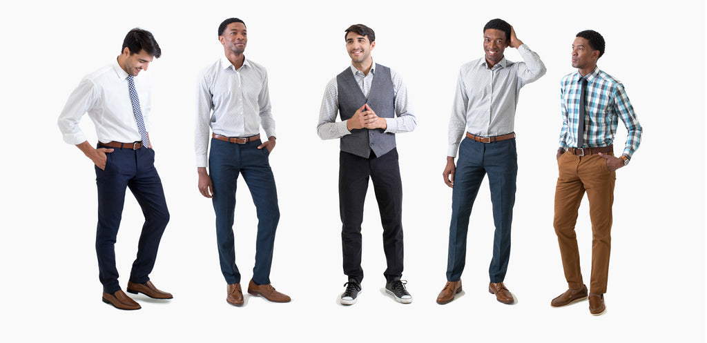 Men's casual and dress shirts