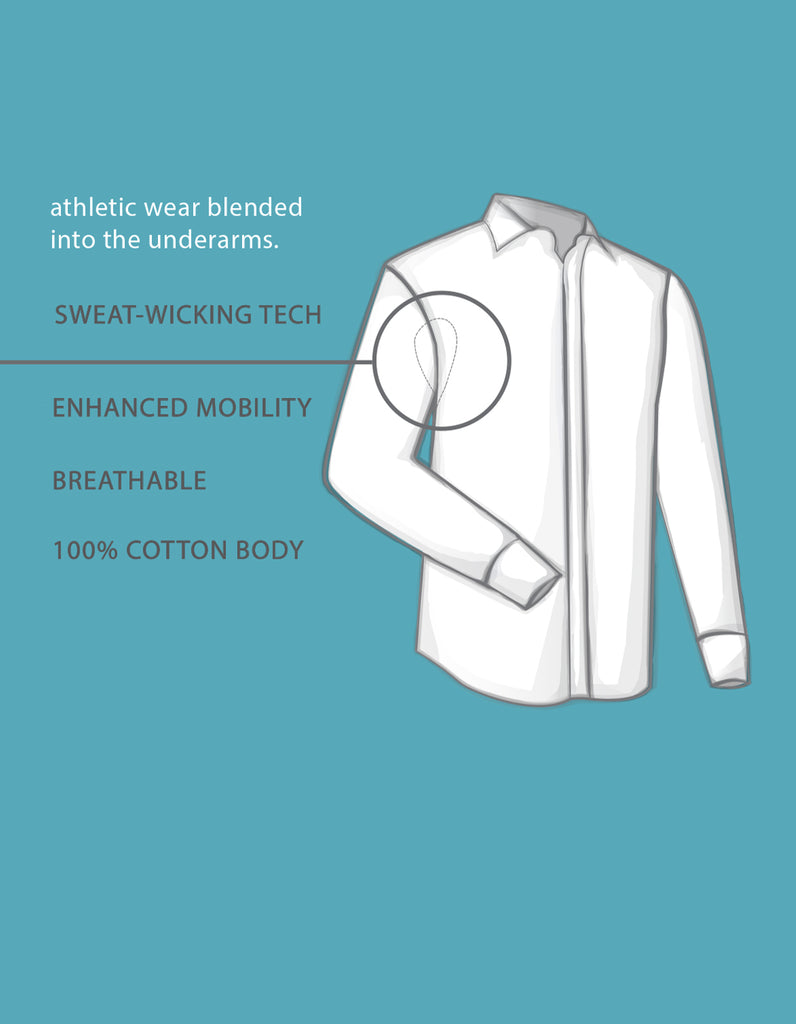 no sweat dress shirt 8 Dress Shirts That Don't Show Sweat