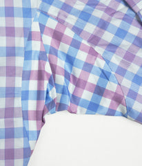 "Adams" - Blue & Pink Plaid: NO SWEAT