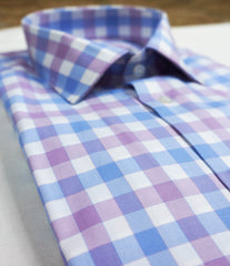 "Adams" - Blue & Pink Plaid: NO SWEAT