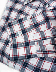 "Hawthorne" - Red & Blue Plaid: FEATHERWEIGHT