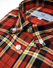 "Palmer" - Orange Plaid: FEATHERWEIGHT