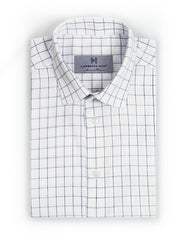 "Trumbull" - Women's Gray Windowpane: No Sweat