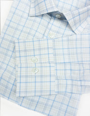 "Clay" - Blue & Yellow Plaid: NO SWEAT