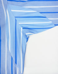 "Wilkens" - Blue & White Stripe: NO SWEAT